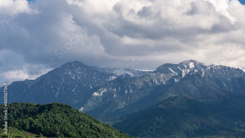 Bucegi mountains national park in Romania 