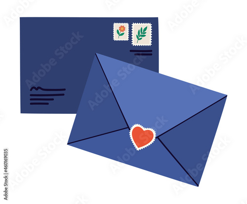lovely envelopes illustration