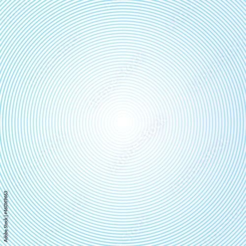 Blue and white halftone background. Abstract background. Gradient line pattern design. Vector background. Line circles background.