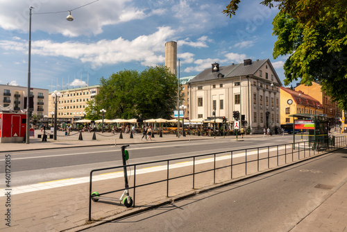 Sweden, Stockholm, Sodermalm, Medborgarplatsen Square photo