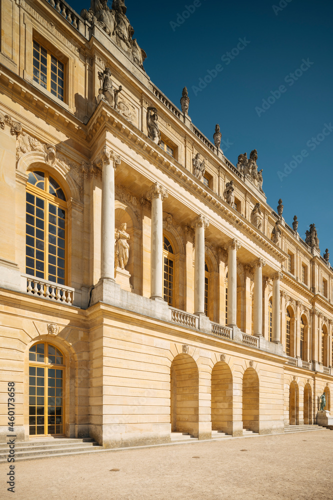 France, Paris, Palace of Versailles facade France, Paris, Palace of Versailles facade