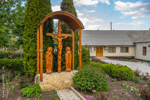 View of the Monastery, Pripiceni-Curchi, Republic of Moldova. photo