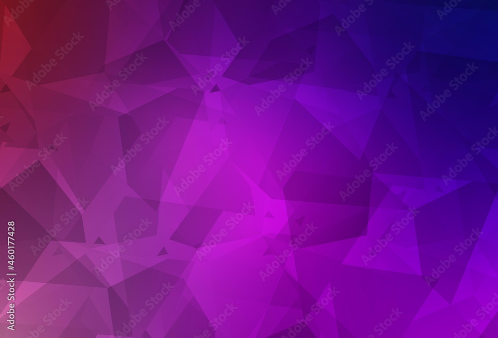 Light Purple, Pink vector pattern with random polygonals.