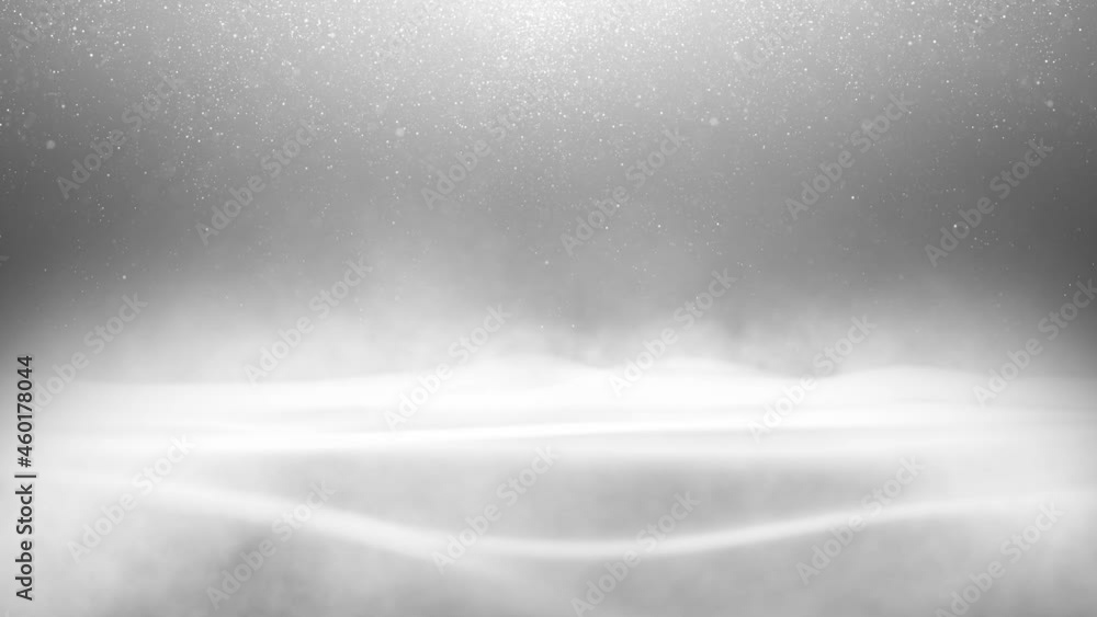 Magic glitter snowfall on abstract silver white wavy copy space background. Concept merry Christmas and New year animation.
Magic glitter snowfall on abstract silver white wavy copy space background. Concept merry Christmas and New year animation.
