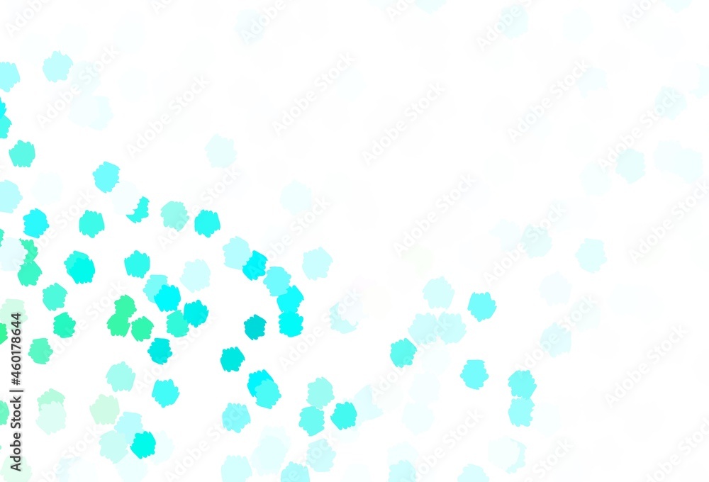 Light Green vector background with abstract shapes. Light Green vector background with abstract shapes.
