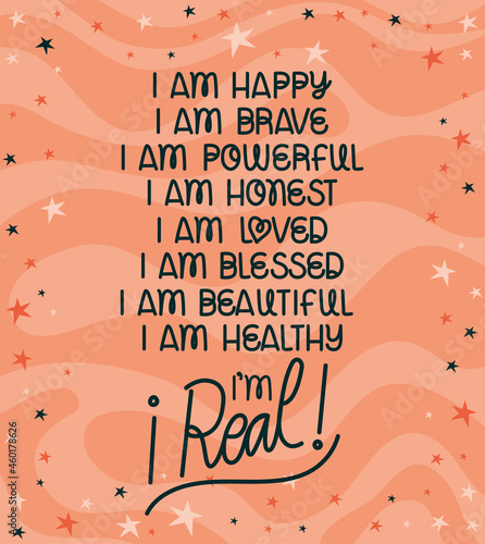 pretty affirmations design