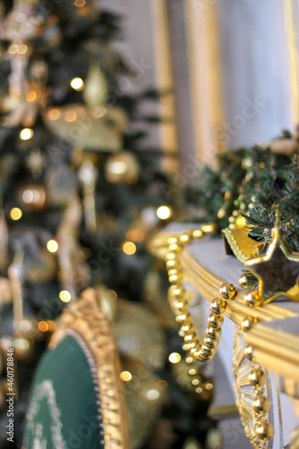 Christmas decorations on the Christmas tree, Christmas decorations, Christmas angel, decorated Christmas tree, toys
