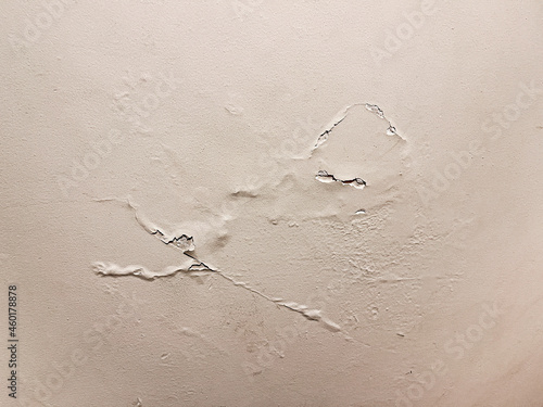 Εκτύπωση καμβά texture of a painted wall with a flaking and cracking defect caused by humidity,