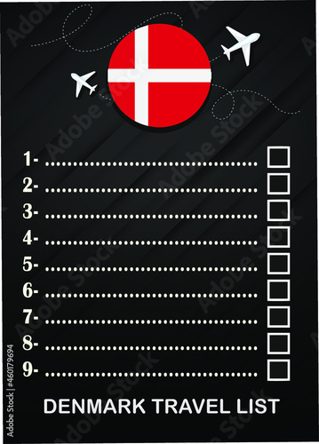 Denmark travel list brochure 