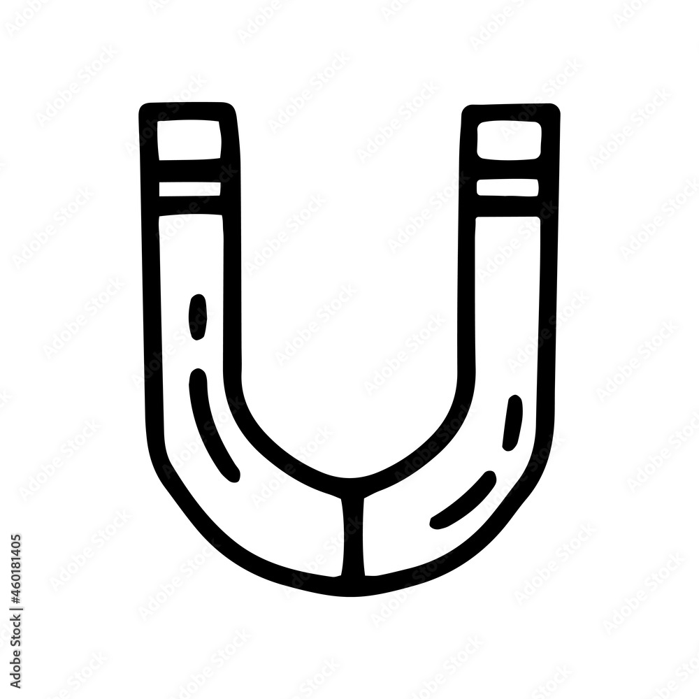 magnet line vector doodle simple icon design magnet line vector doodle simple icon design