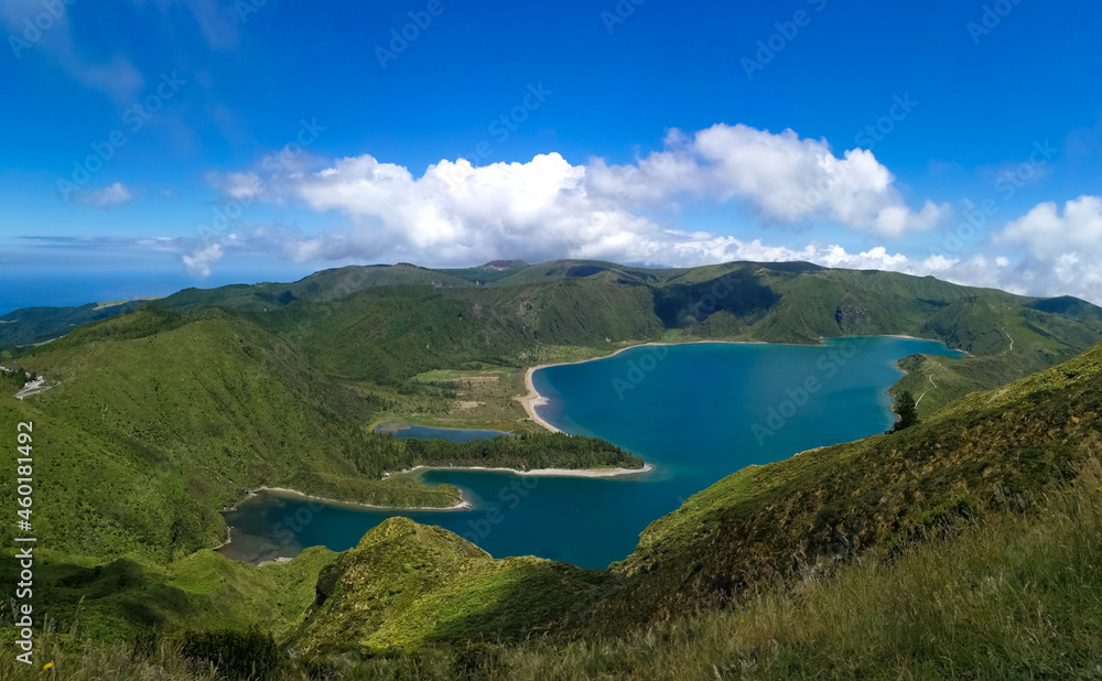 Detail of typical landscape in the Azores archipelago, Portugal