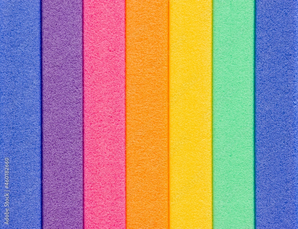 rainbow foam, textured background rainbow foam, textured background