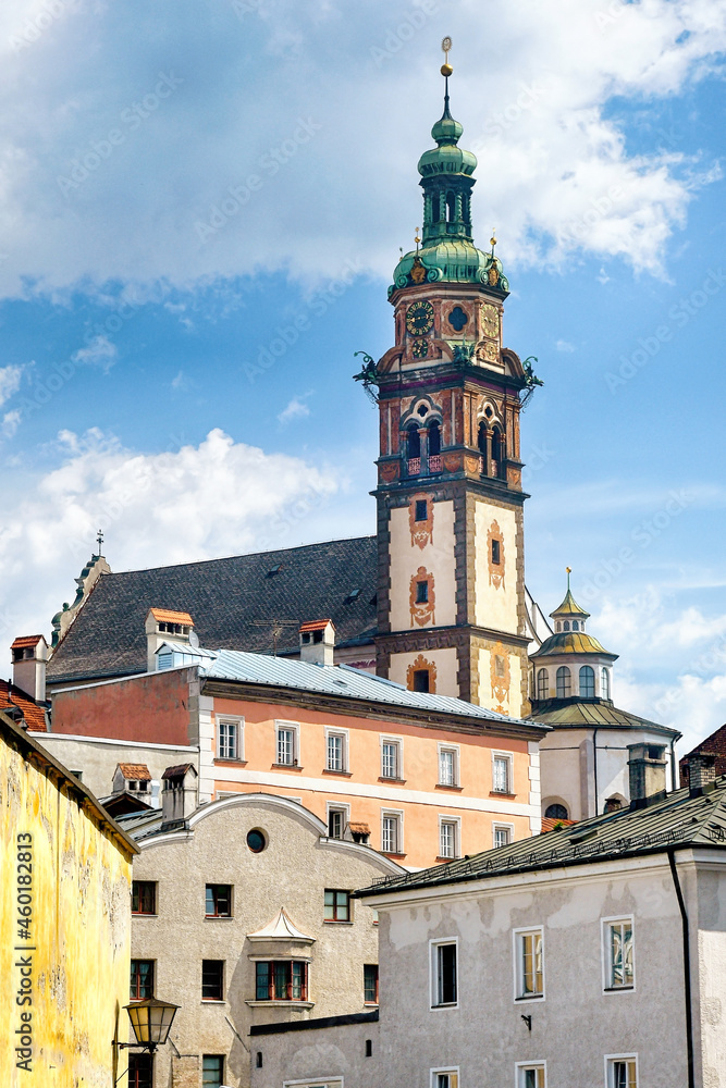 Stadtpfarrkirche Sankt Nikolaus von Hall in Tirol, Österreich
