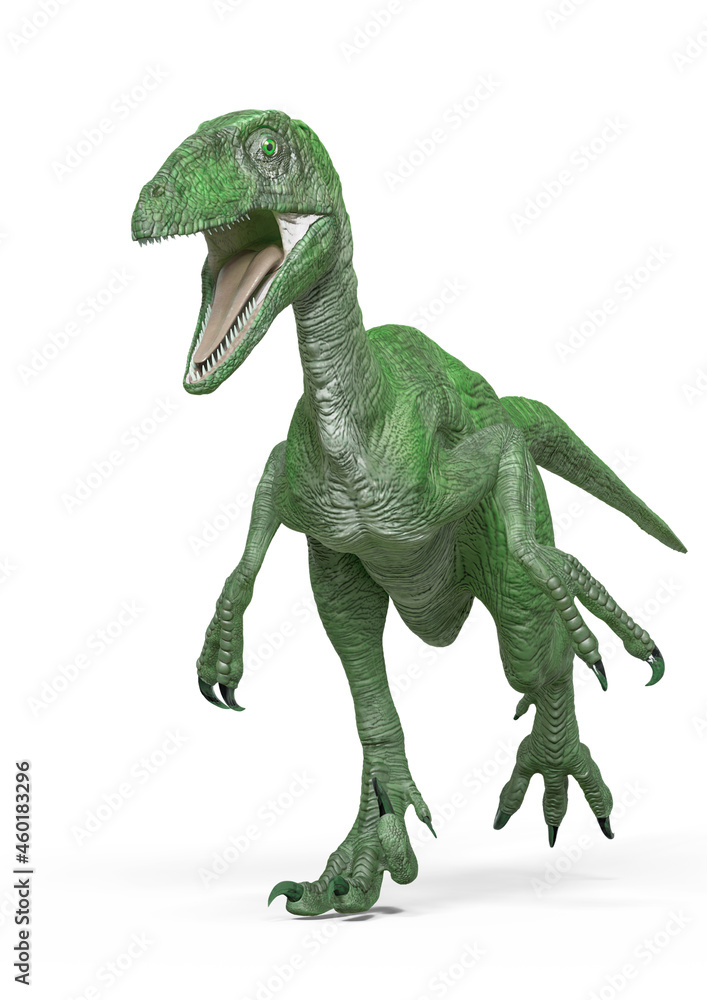 Fototapeta premium deinonychus is walking