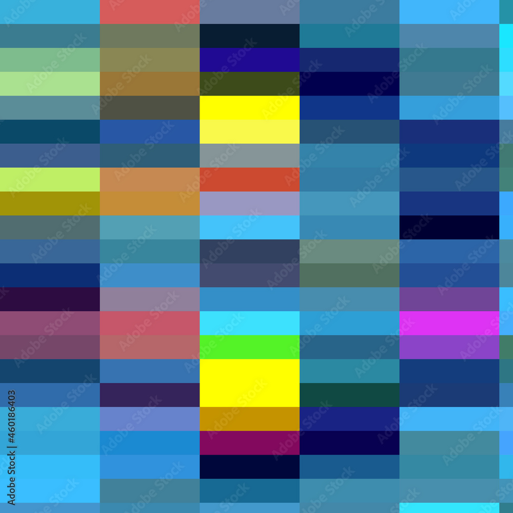 Blue pink yellow tartan abstract background with squares Blue pink yellow tartan abstract background with squares