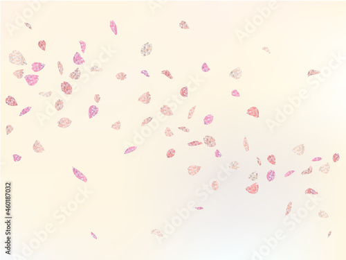 キラキラ桜はなびら背景1