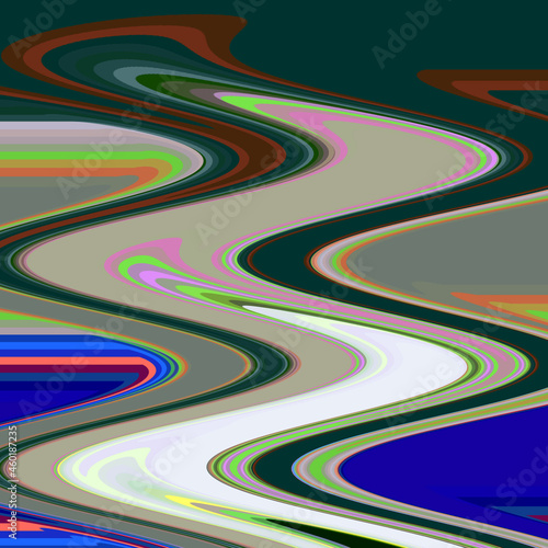 Green blue white pink fluid abstract background with lines