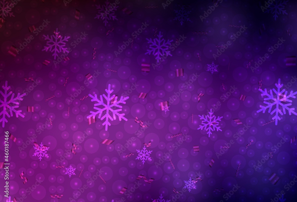 Dark Pink vector template in carnival style. Dark Pink vector template in carnival style.