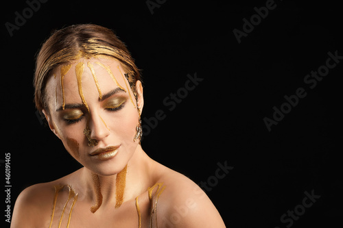 Beautiful young woman with ...