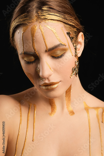 Beautiful young woman with ...