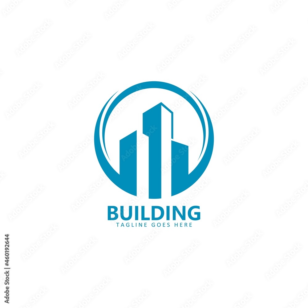 Building Logo Vector Icon Illustration Building Logo Vector Icon Illustration
