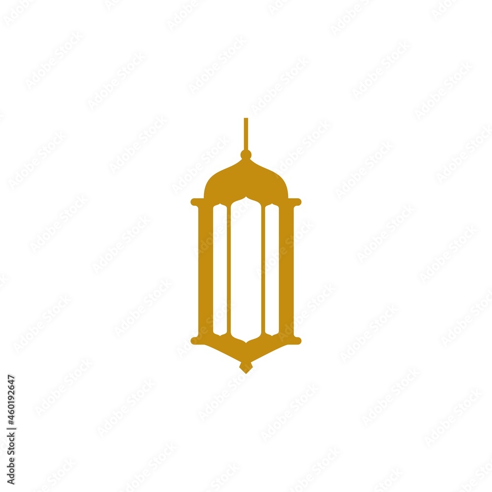 Fanoos Lantern islam logo simple vector icon illustration Fanoos Lantern islam logo simple vector icon illustration