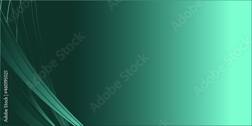 Abstract Green Background With Lines