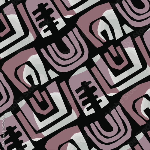 Abstract watercolor shape illustration in hipster style. 