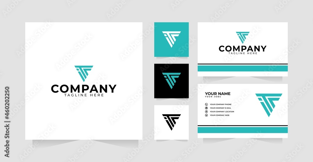 Letter ITC logo design template Letter ITC logo design template