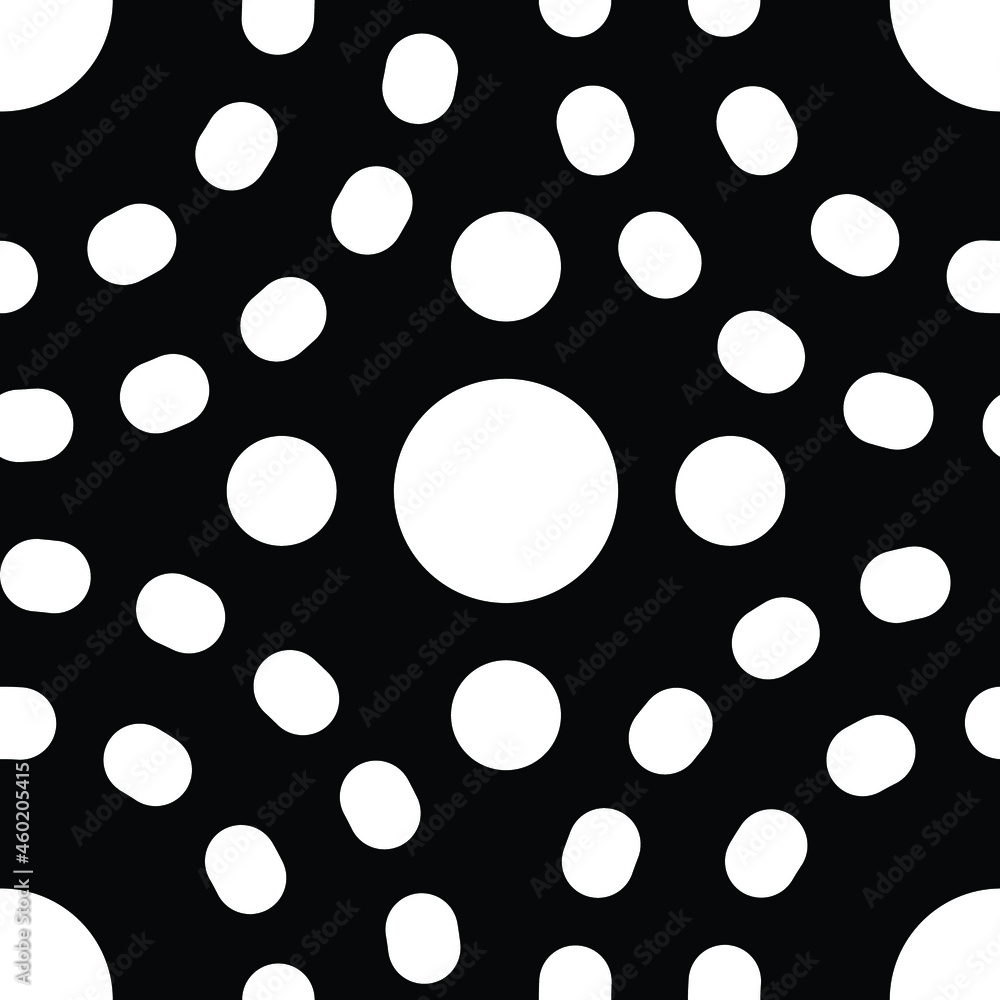 Dark Black vector seamless cover with circles. Modern abstract illustration with colorful water drops. Pattern for trendy fabric, wallpapers. - Vector Dark Black vector seamless cover with circles. Modern abstract illustration with colorful water drops. Pattern for trendy fabric, wallpapers. - Vector
