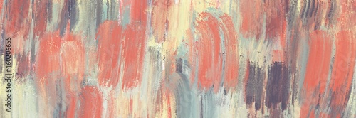 Abstract painting art with brown and bronze metal texture paint brush for presentation, website background, halloween poster, wall decoration, or t-shirt design.