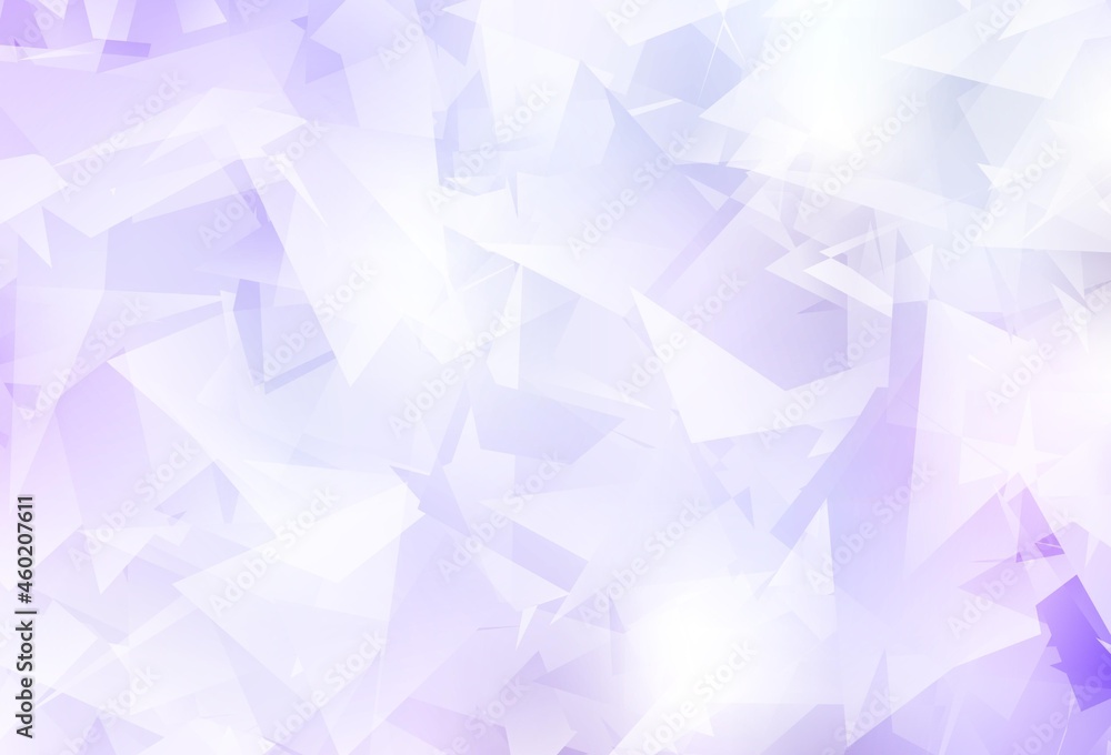 Fototapeta premium Light Purple vector polygonal background.