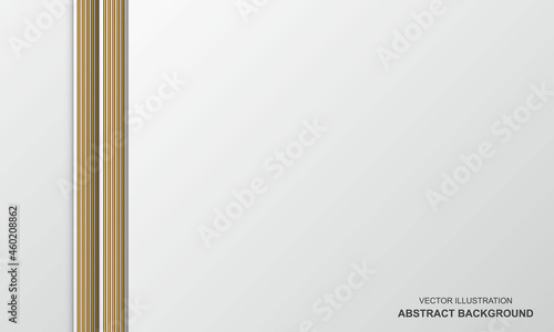 Abstract background white and golden luxury modern design © Rifaldi Riwansyah