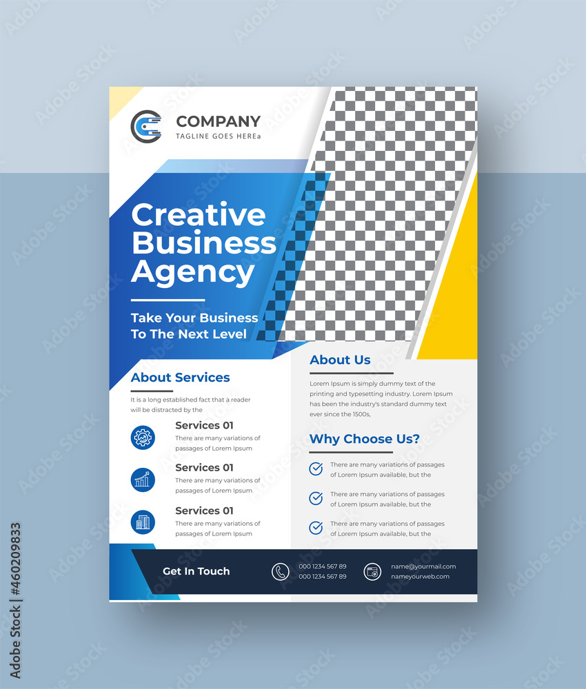 Corporate business flyer design template with modern concept Premium Vector
Corporate business flyer design template with modern concept Premium Vector