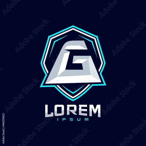 Letter G Gaming Sport Team Logo Design