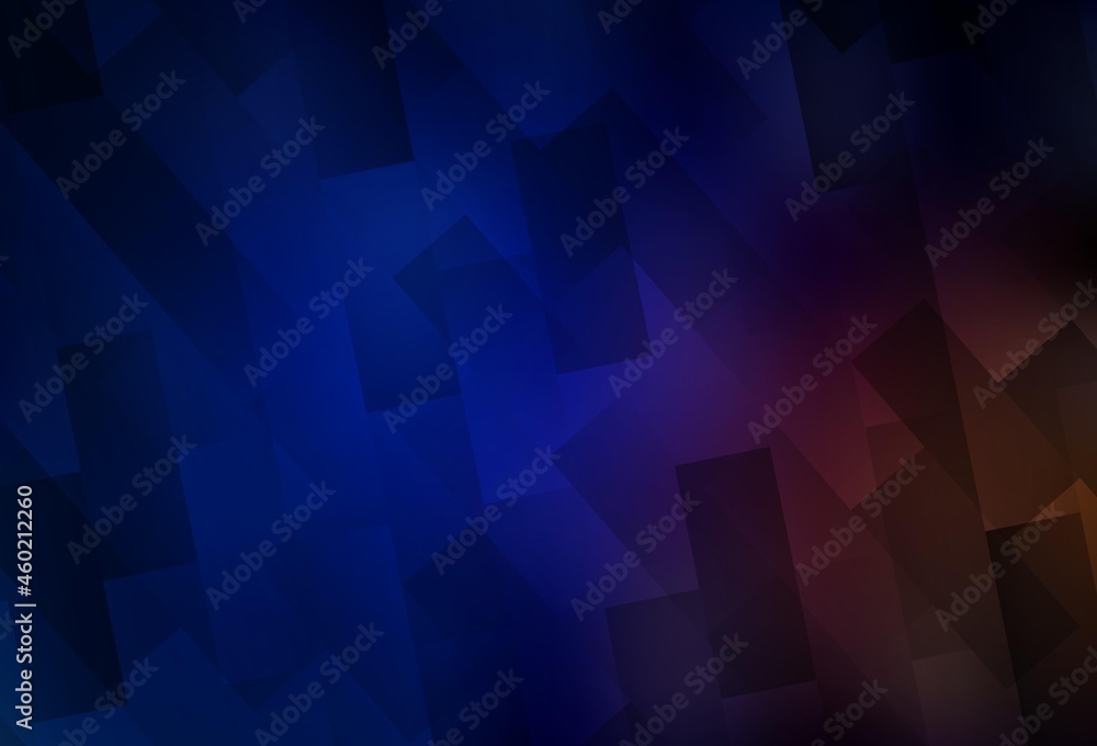 Dark Blue, Red vector backdrop with rhombus. Dark Blue, Red vector backdrop with rhombus.