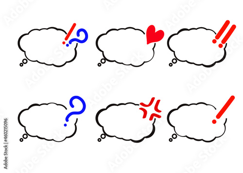 感情のある吹き出し