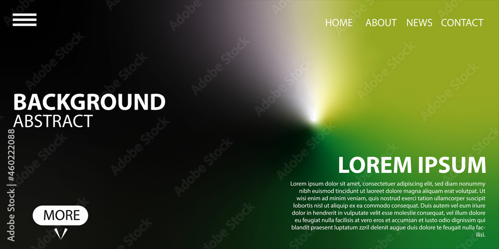 Obraz premium Background Abstract black green for web template