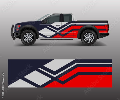 Truck And Vehicle car racing graphic for wrap and vinyl sticker