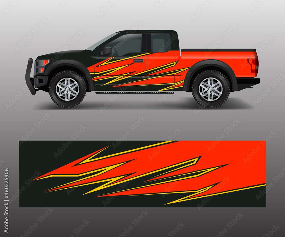 Racing background for vinyl wrap and decal for truck and vehicle Graphic vector