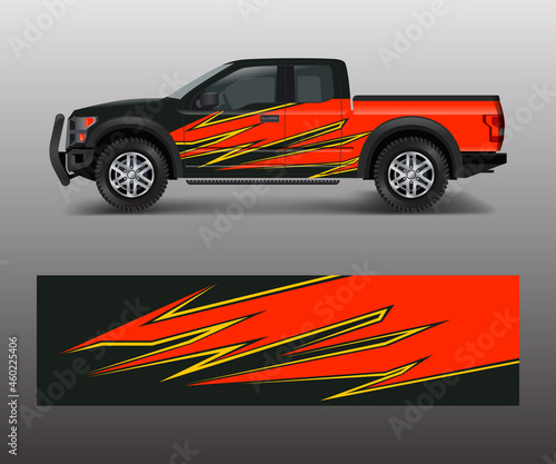 Racing background for vinyl wrap and decal for truck and vehicle Graphic vector