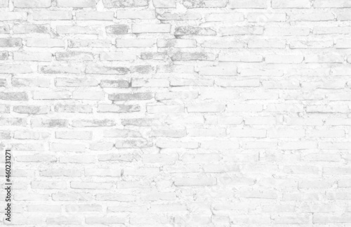 old vintage white brick wall texture background