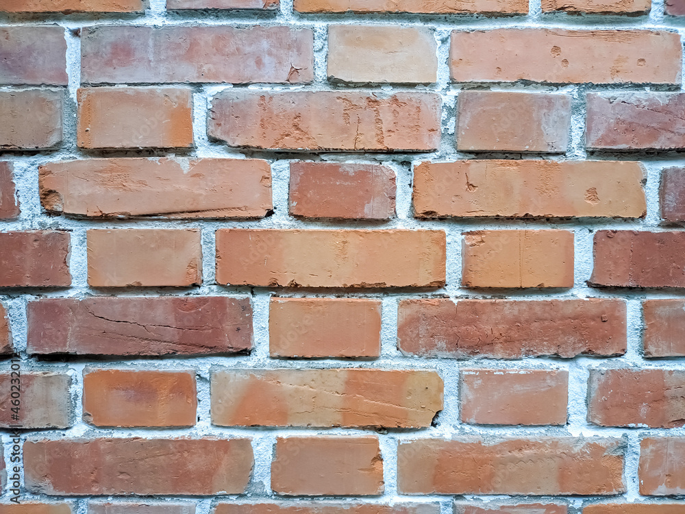 Fototapeta premium red brick wall. Background texture structure.