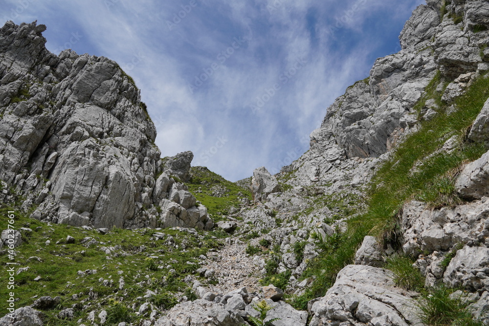 Wanderung zum Kleinen Törl im Wilden Kaiser Wanderung zum Kleinen Törl im Wilden Kaiser