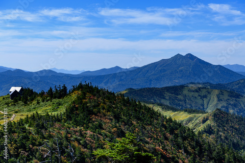 会津駒ヶ岳から見た燧ヶ岳