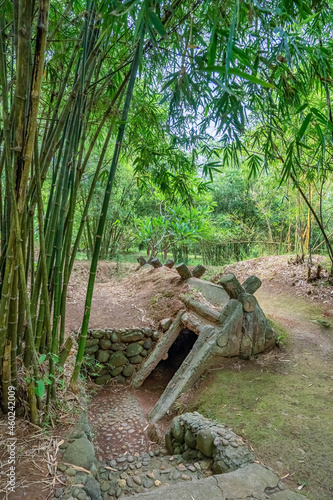 Vinh Moc tunnels in war at Quang Tri, Vietnam