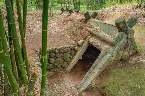  Vinh Moc tunnels in war at Quang Tri, Vietnam photo