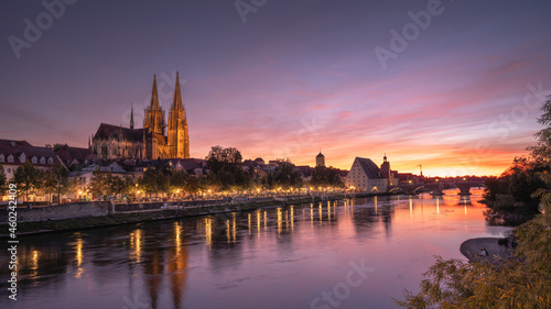 Regensburg bei Sonnenuntergang © Rainer