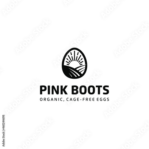 Egg Farm House Vector