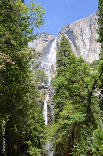 Wasserfall im Yosemite National Park in der Sierra Nevada, Kalifornien